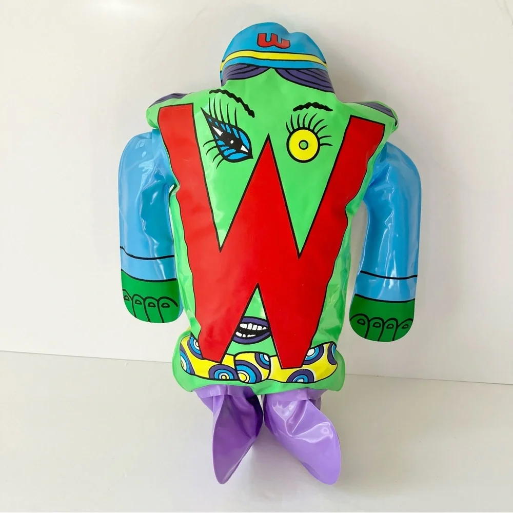 Vintage 1971 The Letter People Inflatable Alphabet 13” Mr W
